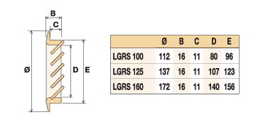 Деревянная вентиляционная решетка, тик 172 Деревянная вентиляционная решетка, тик 172