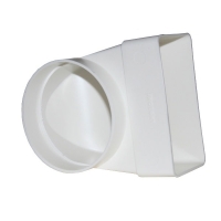 Переход ПВХ с поворотом на 90гр.(100/204х60)