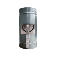 Дроссель-клапан круглый под электропривод (оц. сталь) d150