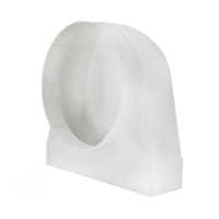 Переход пластиковый угловой плоский/фитинг ЭРА 620СК12,5ФП