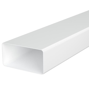 Воздуховод прямоугольный ЭРА 511ВП2 ПВХ (55х110 мм/2 м)