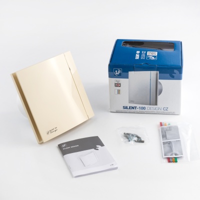 Вытяжной вентилятор Soler Palau SILENT-100 CZ IVORY DESIGN 4C