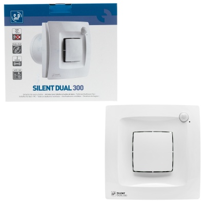 Вентилятор вытяжной с таймером Soler Palau SILENT DUAL 300
