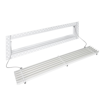 Вентиляционная решетка Brofer FUTURE 15 белая (600x100 мм)