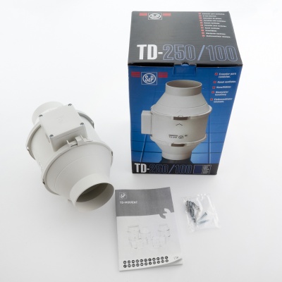 Канальный вентилятор Soler Palau TD 250/100 Канальный вентилятор Soler Palau TD 250/100