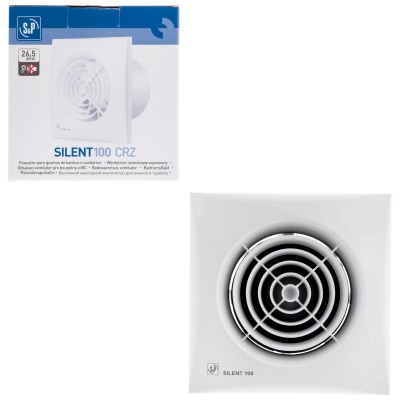 Вентилятор вытяжной с таймером Soler Palau SILENT-100 CRZ