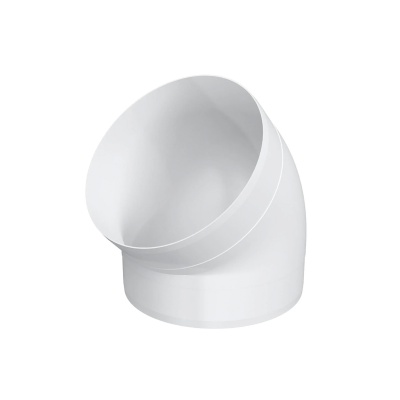 Отвод 45° круглый (пластиковый) ЭРА 16ККП (160 мм)