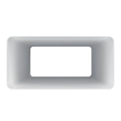 Воздуховод прямоугольный плоский пластиковый ЭРА 922ВП1,5 (220х90 мм/1,5 м)