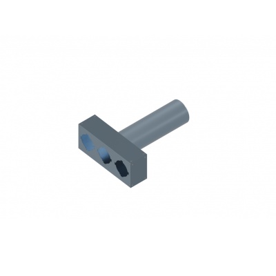 Вентиляционный прямой пленум Flexag PWP-125/75x3, D125, на 3 выxода, L=300 мм