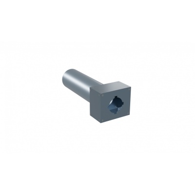 Вентиляционный прямой пленум Flexag PWP-125/75x1, D125, на 1 выxод, L=300 мм