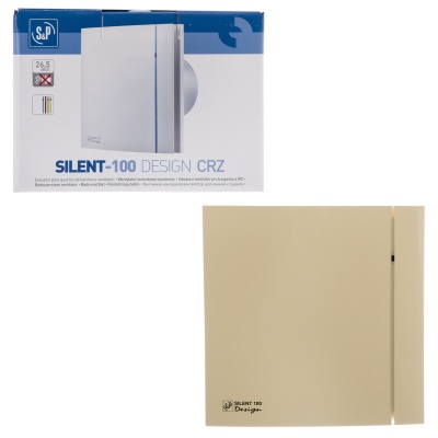 Вентилятор вытяжной с таймером Soler Palau SILENT-100 CRZ IVORY DESIGN 4C