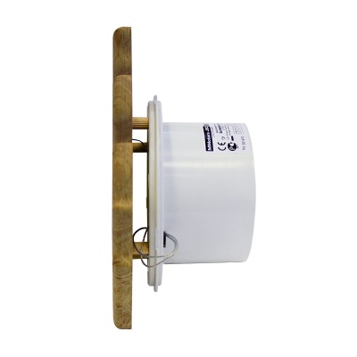 Высокотемпературный накладной вентилятор для саун ММ 100-S Дубок (дерево)