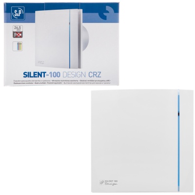 Вентилятор вытяжной с таймером Soler Palau SILENT-100 CRZ DESIGN 3C